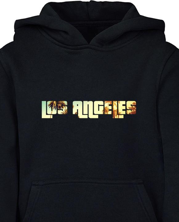 Produktbild Merchcode Grand Los Angeles Basic Kids Hoody - 168009 (158)