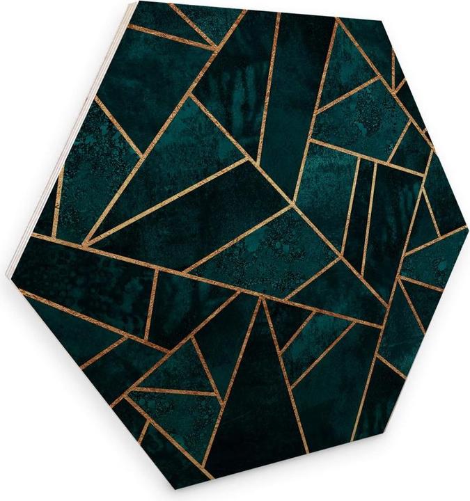 Produktbild Trenddeko Blau-grüner Edelstein (25 x 22 cm)