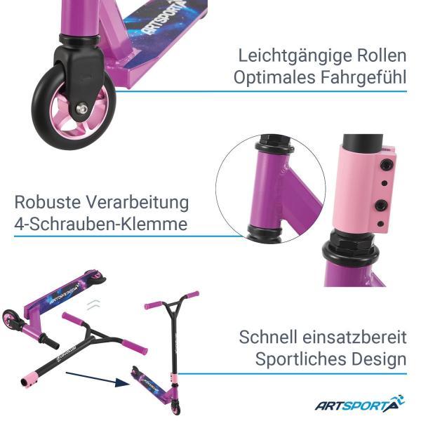 Produktbild Juskys Stunt Scooter Galactic Cruiser