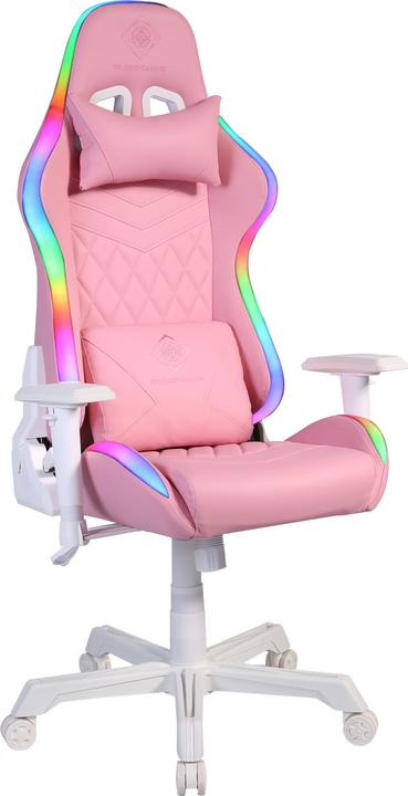 Deltaco Gaming Chaise de jeu à LED RGB