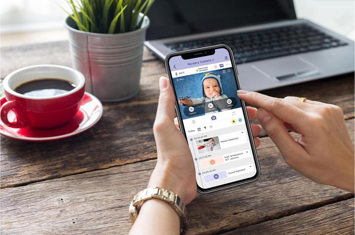 Actual product image Hubble Connected Nursery Pal Premium (5 inch) (Baby Monitor Audio, 300 m)