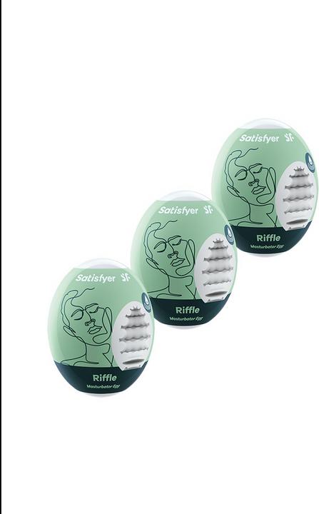 Actual product image Satisfyer Masturbator Egg Set - Riffle - 3 pcs