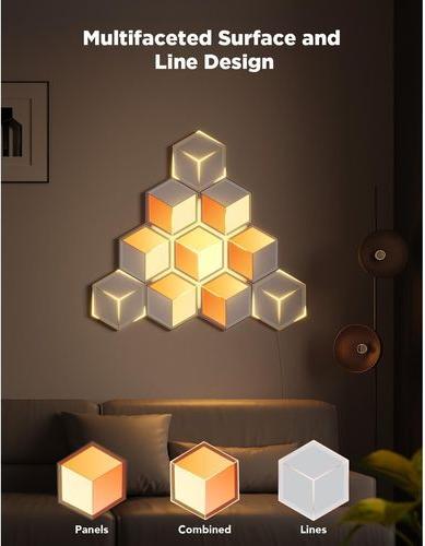 Productafbeelding Govee Glide Hexa Ultra paneelverlichting, uitbreiding, 7-pak