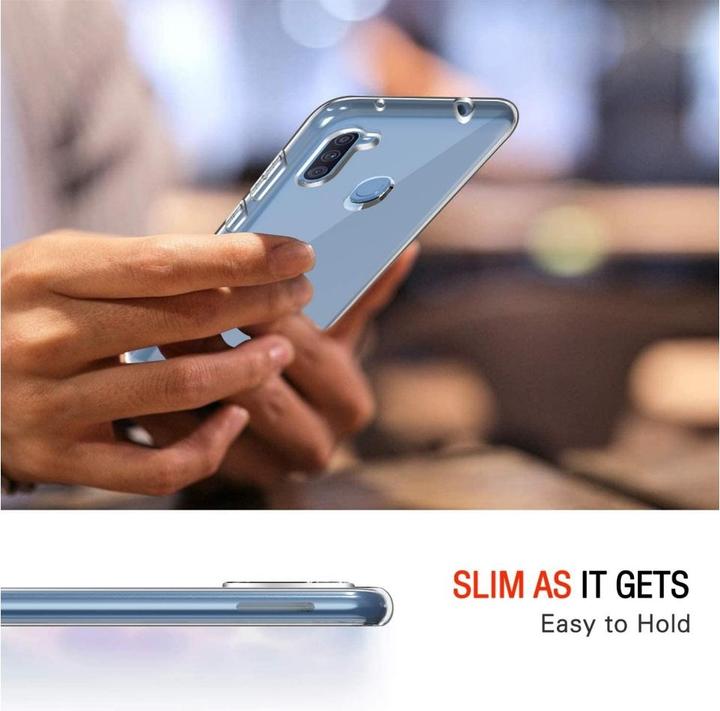 Actual product image Screenguard Samsung Galaxy M11 Flexible TPU Clear Case (Samsung Galaxy M11)