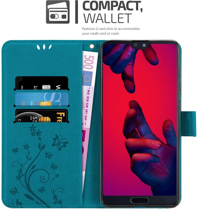 Immagine prodotto Cadorabo Copertina del libro a fiori (Huawei P20 Pro, Huawei P20 Plus)