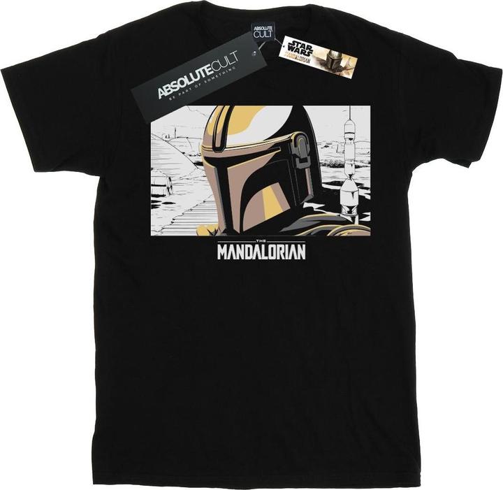 Image du produit Star Wars - T-shirt THE MANDALORIAN PROFILE FRAME - Homme (3XL)