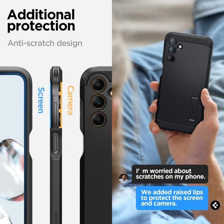 Actual product image Spigen Tough Armor Hulle compatible (Samsung Galaxy A15 5G, Samsung Galaxy A15)