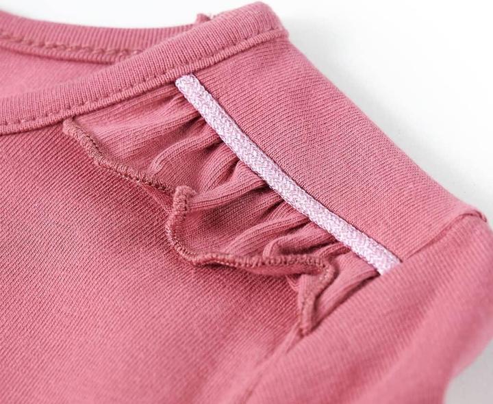 Image du produit VidaXL T-shirt manches longues enfant rose framboise 92,Matière : 95% coton (92)
