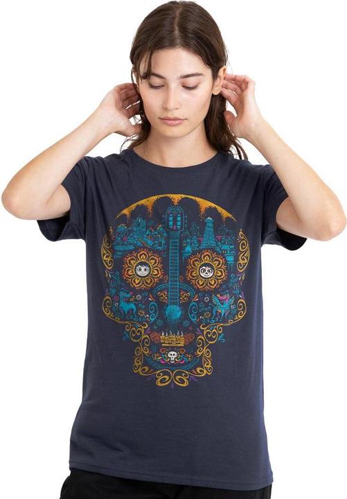 Actual product image The Nightmare Before Christmas Unisex Adult Monster Jack Sally Drawing T-Shirt (L)