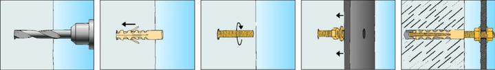 Actual product image Fischer letbetonskrue 8x90 - T/direkte montage u/forborring, undersaenket hoved, 50stk (20 pcs.)