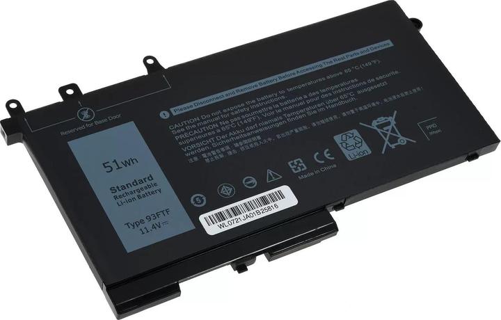 Actual product image AccuCell Standard battery suitable for Laptop Dell Latitude 5480, 5490, Type 4YFVG and others - 11,4V - 4500 (4500 mAh)