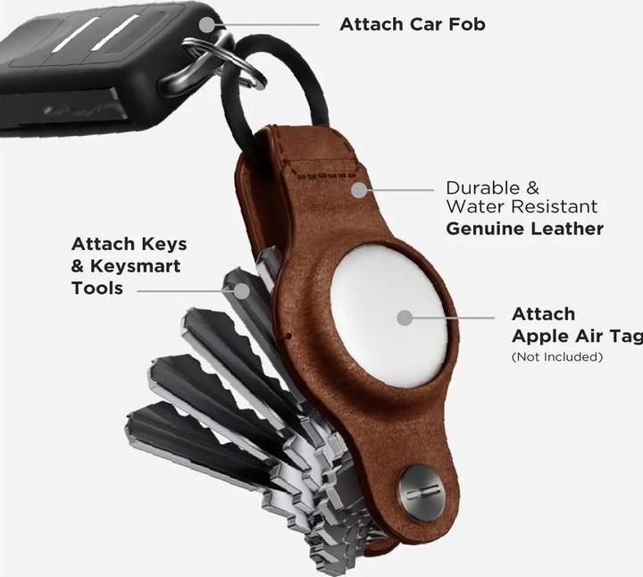 Image du produit Key Smart Air Leather Schlüsselhalter für Apple AirTag