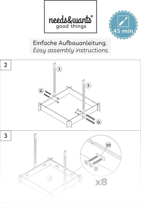 Actual product image Needs&Wants Sandkasten "Sunplaya3" mit Dach und Sitzbänken, Tanne