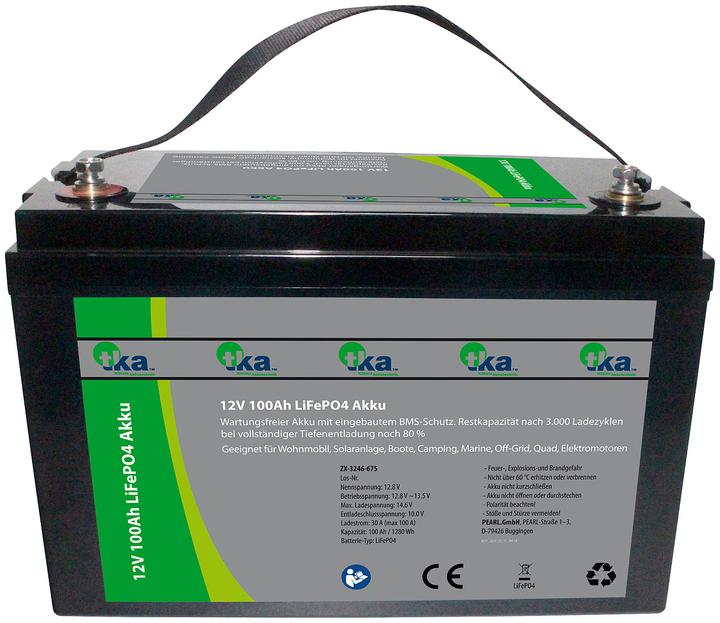 Immagine prodotto TKA Batteria per sistema solare (12.80 V, 100 Ah)