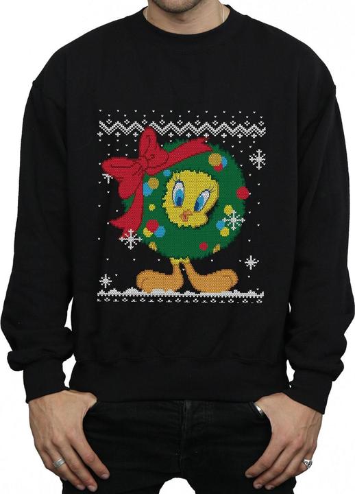 Produktbild Looney Tunes Tweety Pie Christmas Fair Isle Sweatshirt (XXL)