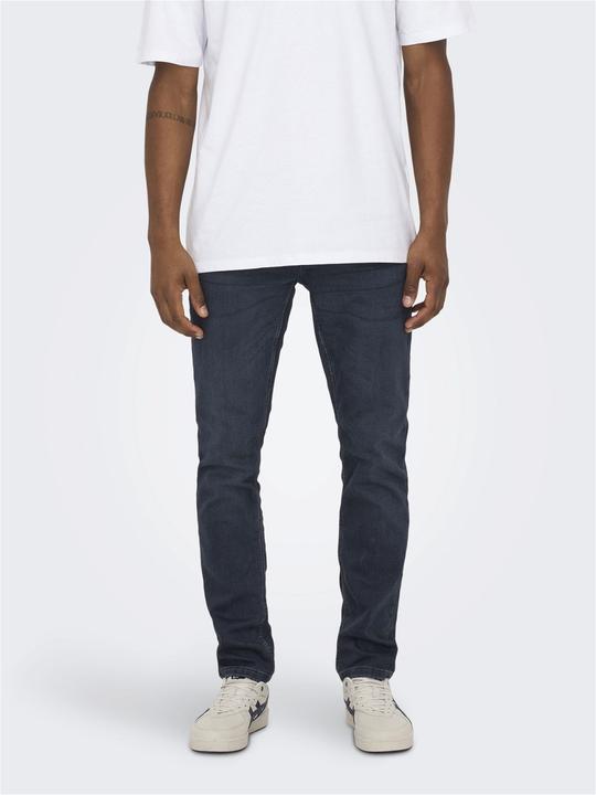 Produktbild Only & Sons ONSLoom Dark Blue Sweat Slim Fit Jeans (34)
