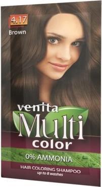Produktbild Venta Venita Multicolor Shampoo 4.17 Brown 40G (Flüssiges Shampoo)