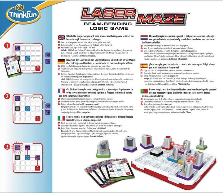 Produktbild Thinkfun Laser Maze (Deutsch, Französisch, Italienisch, Englisch)