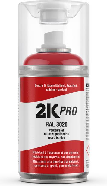 Actual product image 2K Pro 2K lacquer (Traffic red, Colorless, 0.40 l)