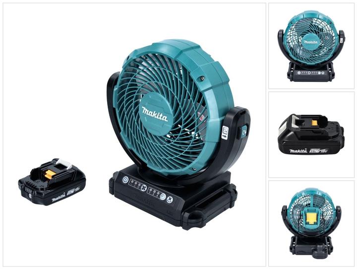 Image du produit Makita DCF 102 A1 Ventilateur à batterie 18 V 18 cm + 1x batterie 2,0 Ah - sans chargeur