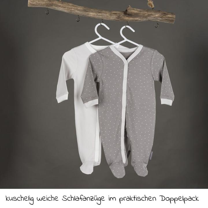 Image du produit La Loona LaLoona Pyjamas pour bébé Pyjamas, lot de 2 - Gris (50)