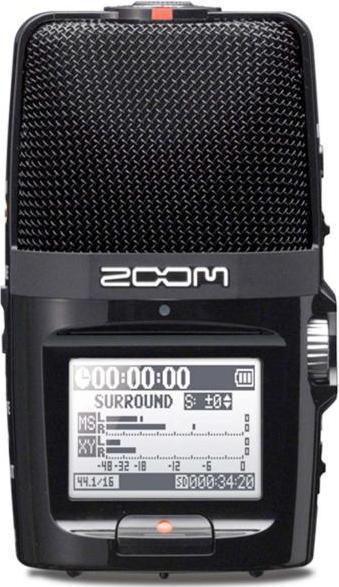 Actual product image Zoom H2n audio encoder with Audiofly InEar earphones (Handheld)
