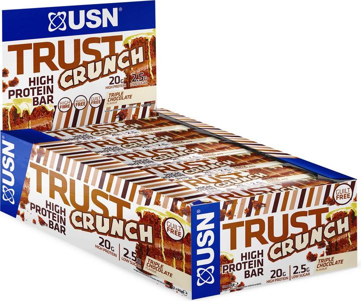 Actual product image USN Trust Crunch Bar (Chocolate, 1 pcs., 720 g)