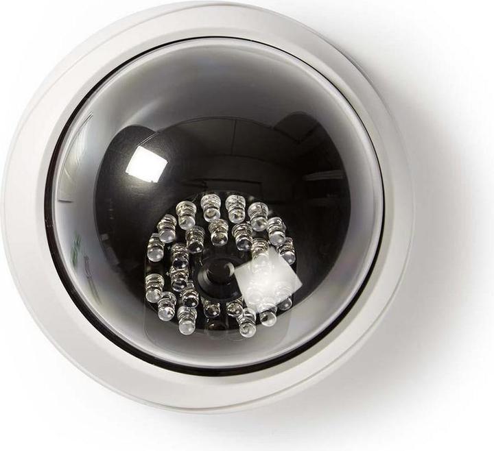 Produktbild Nedis DUMCD20WT Dummy-Überwachungskamera Dome IP44 Weiss