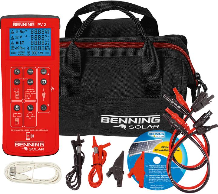 Actual product image Benning Installation tester PV 2 (CAT I, CAT III 300V)