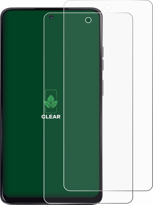 Produktbild ScreenLeaf Schutzfolie nachhaltiger Displayschutz Displayschutzfolie Folie Klar Transparent (2 Stück, Motorola Moto G24)
