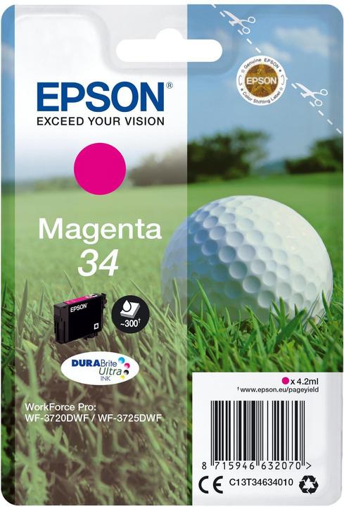 Image du produit Epson 34 DuraBrite Ultra (M)