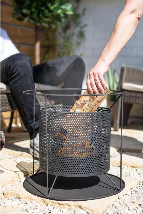Produktbild La Hacienda Feuerkorb Kora Black (44 cm)