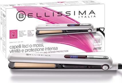 Actual product image - Hair Straightener With Ceramic Surface And Keratin 11249 B9 400 Imetec (Straightening iron)