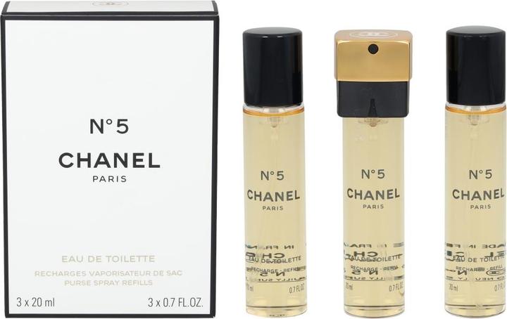 Immagine prodotto Chanel N°5 3x Ricarica (Eau de toilette, 60 ml)