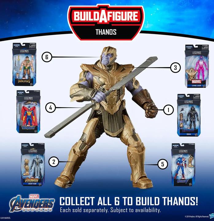Immagine prodotto Hasbro Avengers Endgame Marvel Legends Thanos Serie Laser Vivente Figura d'Azione