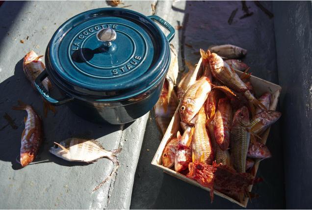 Image du produit Staub La Mer (24 cm, Cocotte + faitout, Fonte)
