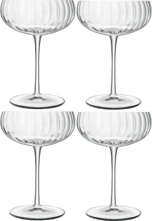 Actual product image Luigi Bormioli Optica (30 cl, 4 Glasses, Champagne glasses)