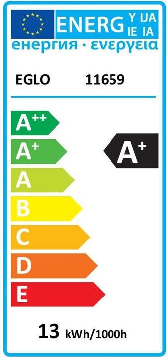 Energie-Label EGLO Leuchtmittel (E27, 13 W, 1300 lm, 1 x, F)