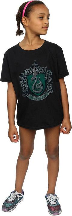 Actual product image Girls Slytherin Cotton T-Shirt (152, 158)