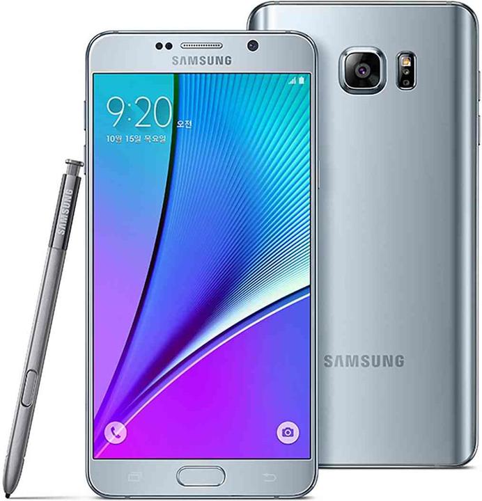 Produktbild Samsung Galaxy Note 5 (32 GB, Silver Titanium, 5.70", 16 Mpx, 4G)