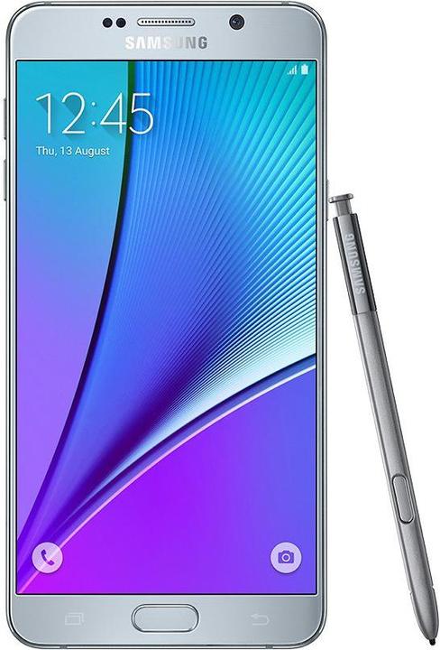 Produktbild Samsung Galaxy Note 5 (32 GB, Silver Titanium, 5.70", 16 Mpx, 4G)