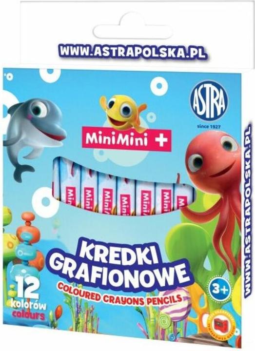 Astra Coloured pencils Mini Mini 12 pcs. (Multicoloured, 12 x)
