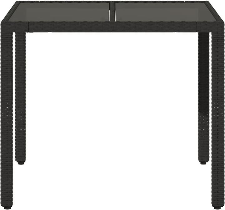 Produktbild VidaXL Gartentisch mit Glasplatte (90 cm)