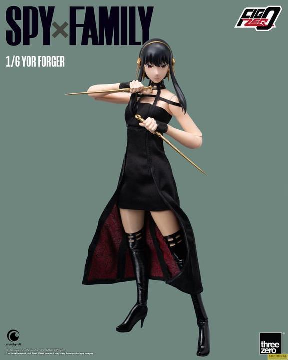 Actual product image ThreeZero Spy x Family FigZero Action Figure 1/6 Yor Forger 28 cm