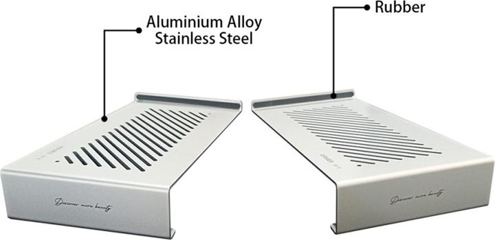 Actual product image Edifier SS04 - silver - Speaker Stands - QR65 (Wall installation)