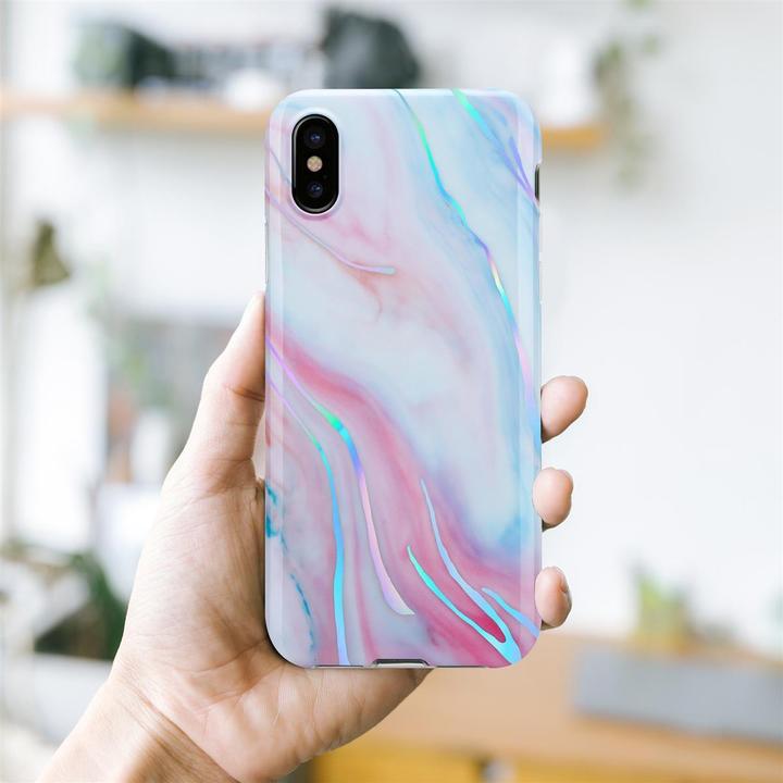 Produktbild Cadorabo IMD TPU Bunter Marmor Cover (Apple iPhone XS Max)