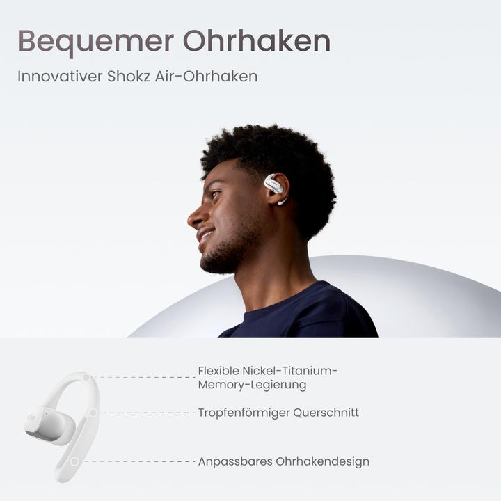 Productafbeelding Shokz OpenFit Lucht (NC, 6 h, Draadloze)