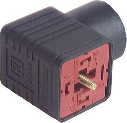 Produktbild Hirschmann Ventilstecker, Buchse, M3, 250V, 16A, Contacts - 3