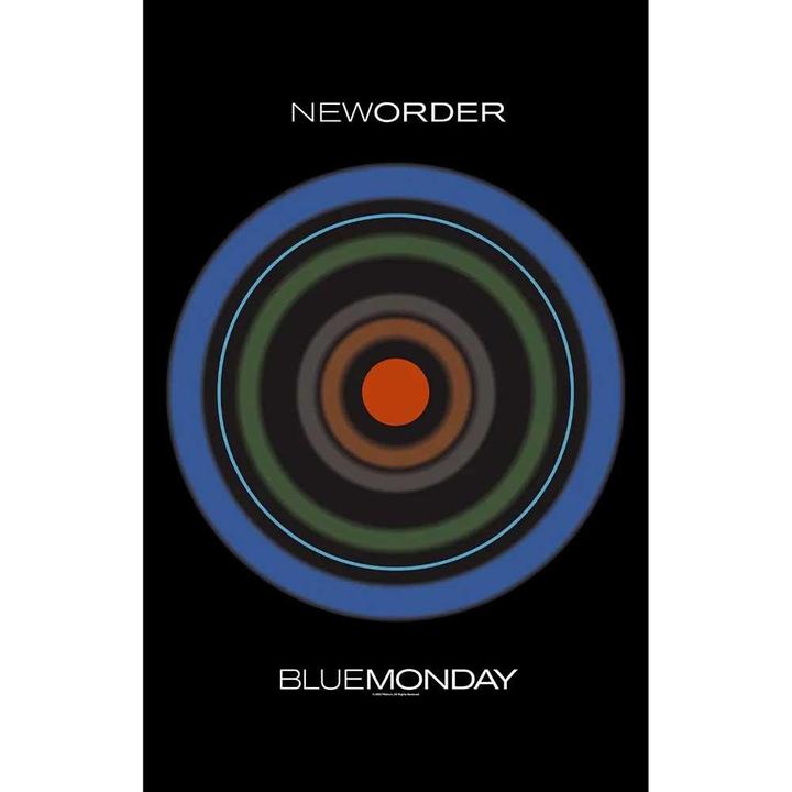 Actual product image New Order Blue Monday Textile Poster