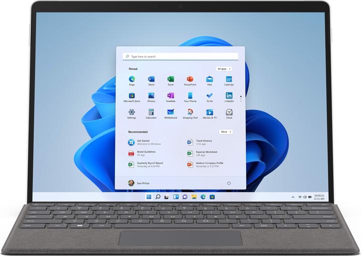 Microsoft Surface Pro 8 (13", Intel Core i5-1145G7, 8 GB, 256 GB, Ohne Tastaturlayout)